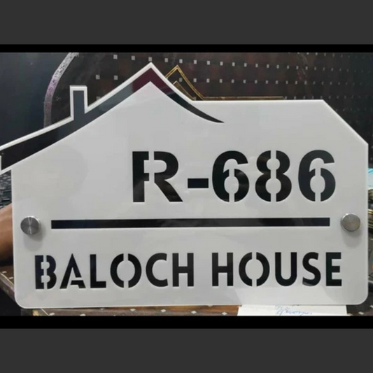 House Name Sign WK 0018